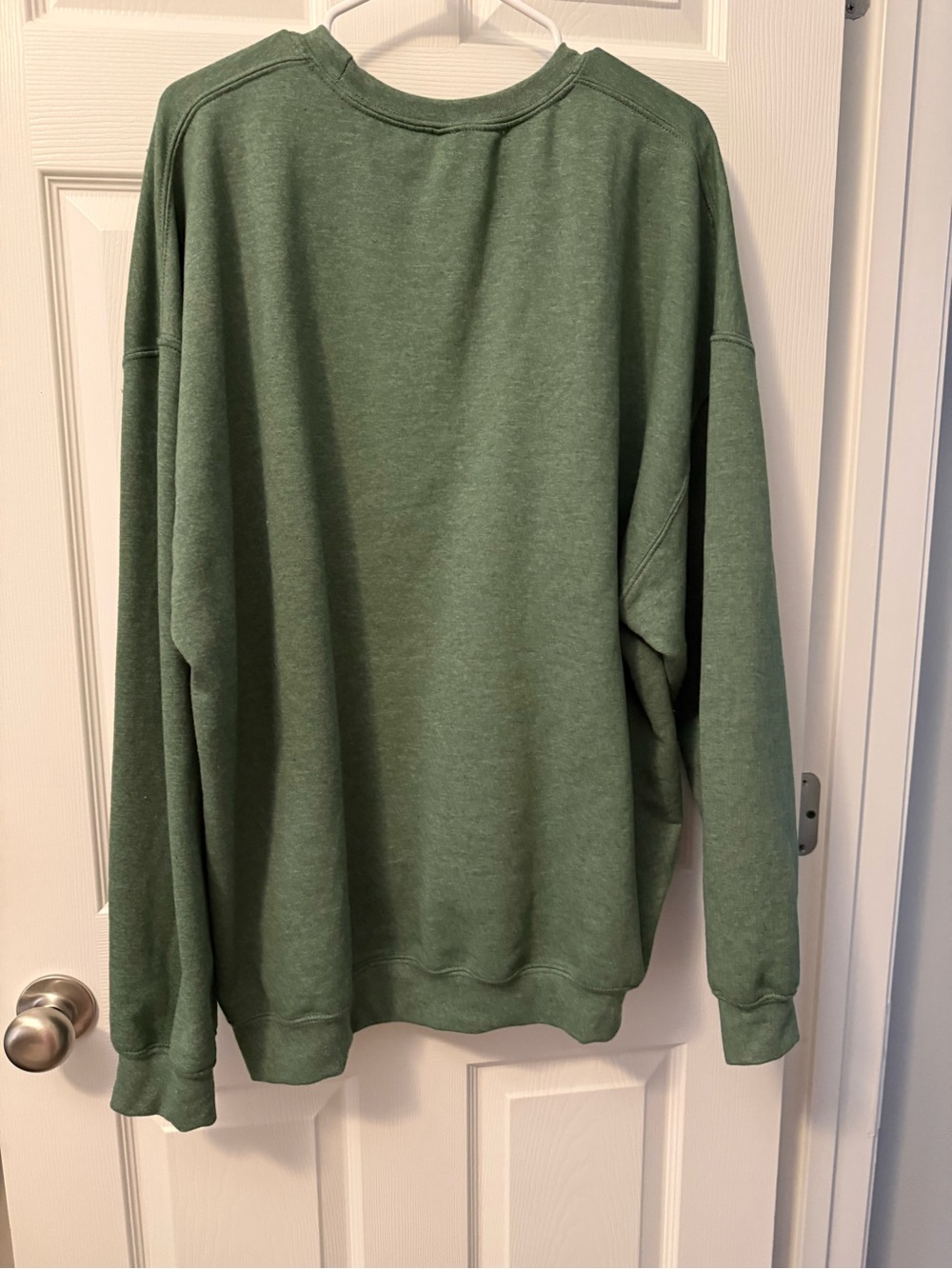 Coffee Weather Green Crewneck Sweatshirt - Picture 3 of 3